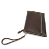 YD-8067 genuine leather unisex clutch handbag briefcase tote portfolio envelope clutch bag