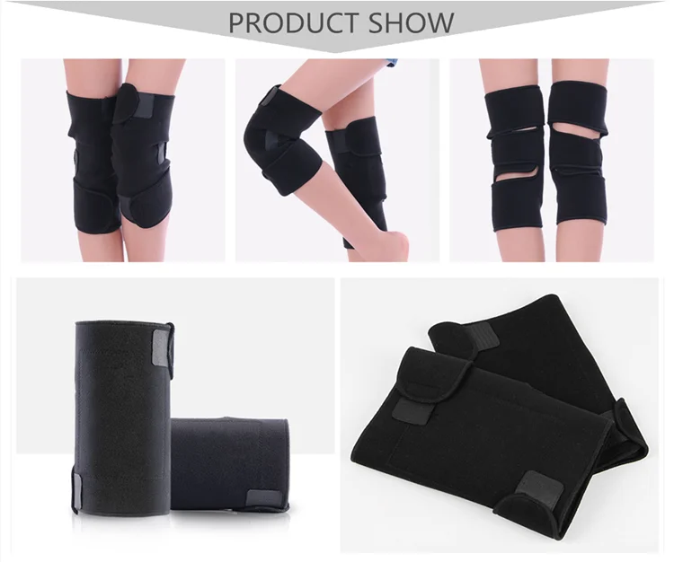 Wholesale self heating magnet therapy knee brace support knee pads for the elderly.png