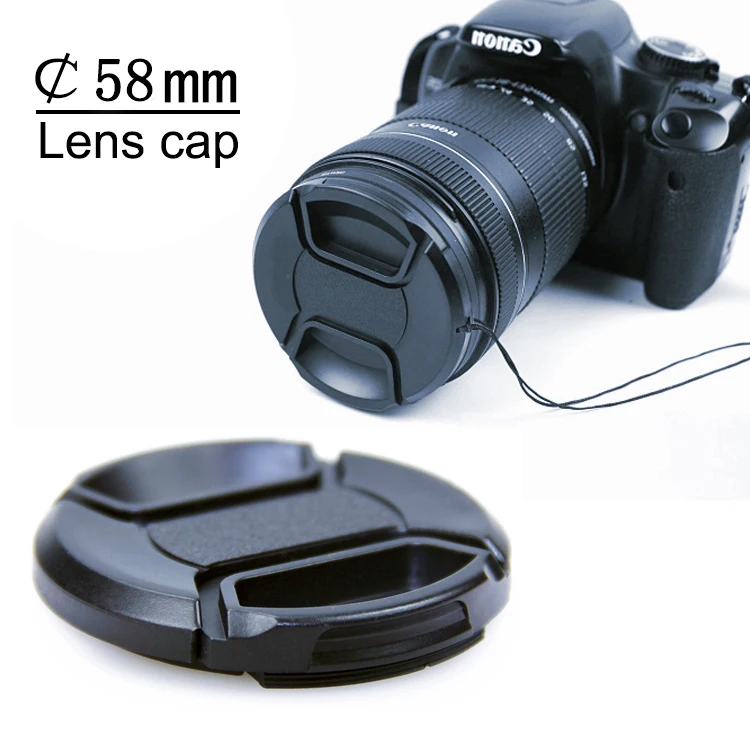 Camera Lens Cap for NIKON 58mm Camera Lens Cover NIKON LC-58 58mm Center Pinch Front Lens Cap