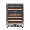 24 inch Built-In Dual Zone Wine & Beverage Cooler Wine Refrigerator stainless steel Cellar Cooling System