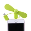 3 in 1 8 Pin USB Lighting Portable Charge Custom Logo Mini Smart Cell Phone Fan