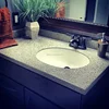 High Quality Custom-Made Solid Surface For Bathrooms Vanity Tops With Sinks