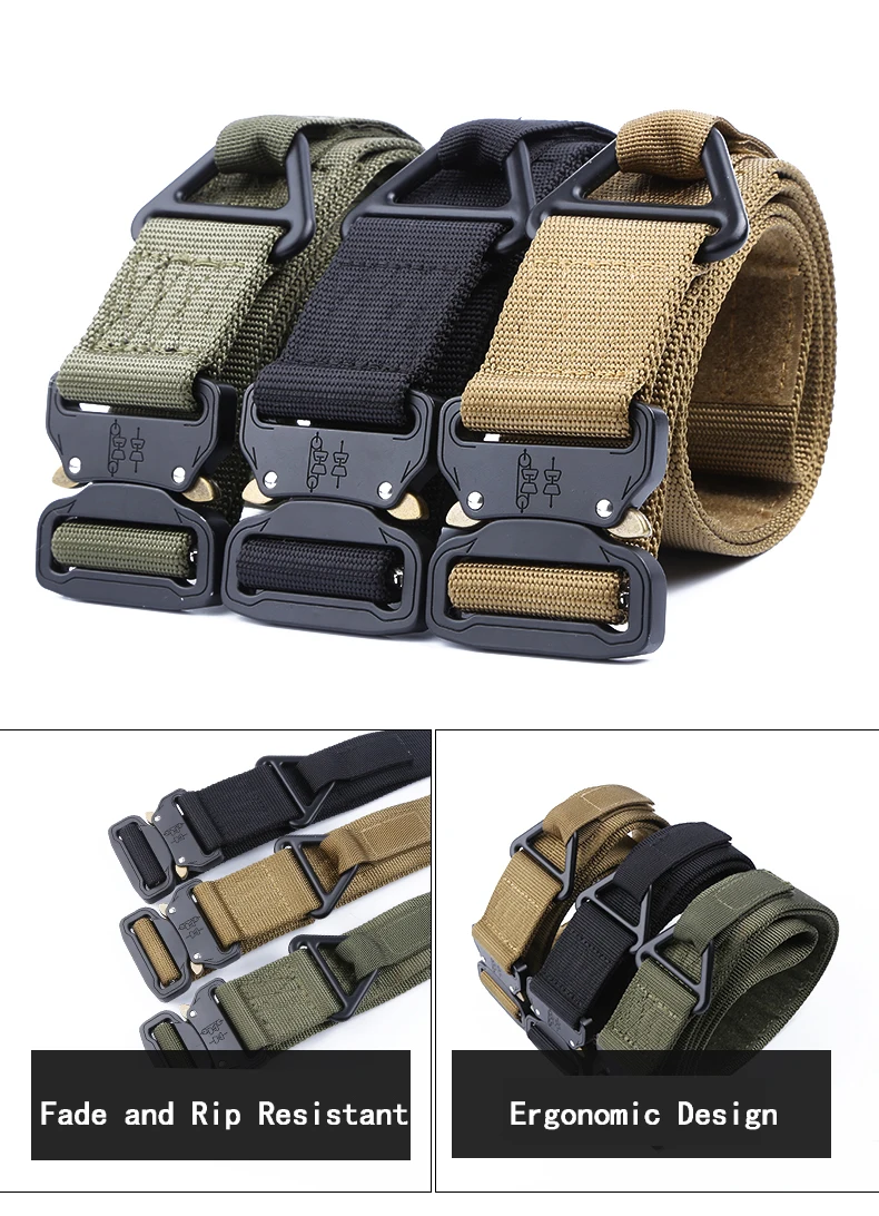 Factory Price Outdoor Military Tactical Belt Army Dress Belt For ...