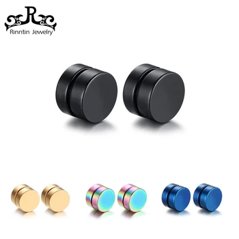 Rite98 Men Stud Earrings Magnetic Black Earring Rite98 Men Stud Earrings Magnetic Black Earring