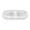 12V Led RV Marine Caravan Ceiling Dome Light RV Interior Lighting for Trailer Camper with Switch, White Doouble