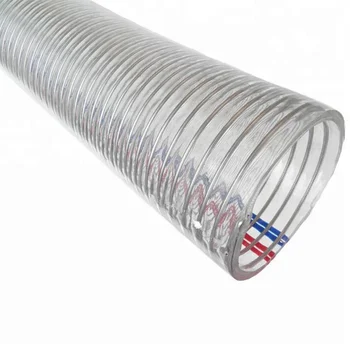 extrusion hose wire steel reinforced pvc line larger