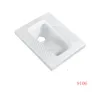 Chaozhou sanitary ware bathroom ceramic white squat pan wc