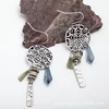 2017 handmade National feng shui drop pendant tassel lady earrings