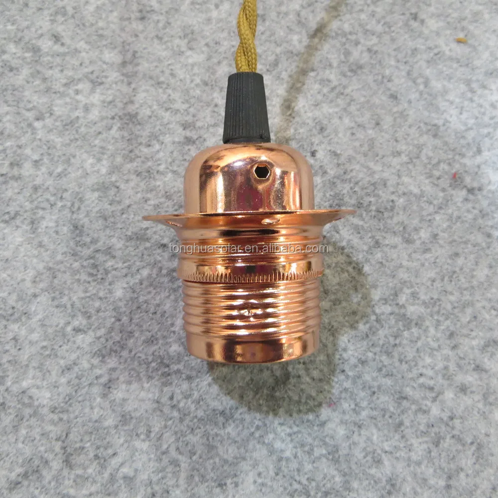 Hot Sale! Edison Screw E27 Electric Porcelain Lamp Holder/ Lamp Socket