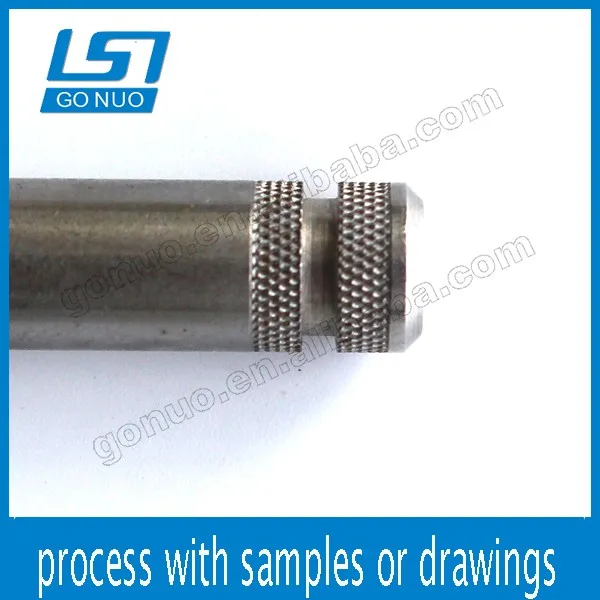 Stainless Steel Solid Straight Insert Threaded Knurled Head Stud Pin