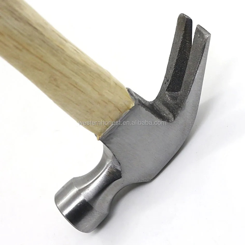 Claw Hammer Wooden Handle/ Plastic/ Fiberglass Claw Hammer 8oz Iron