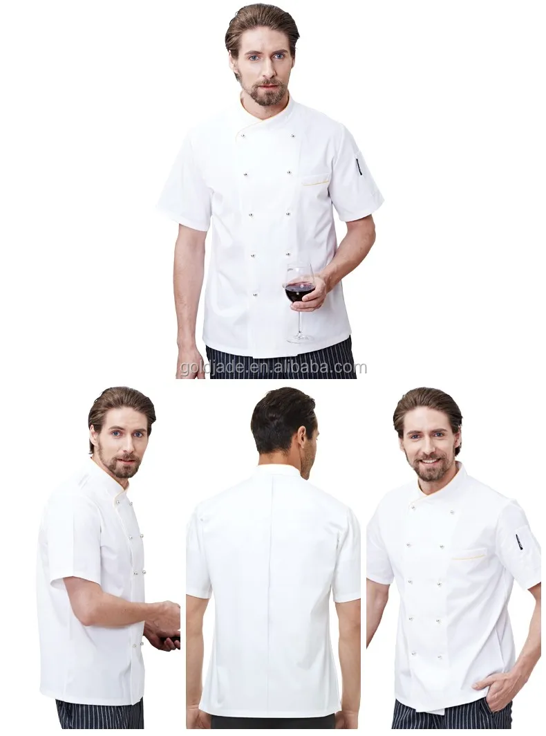 Hotel Restaurant Masak Seragam Desain Baju Koki Chef Jaket Buy