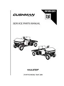 1995 cushman truckster service manual