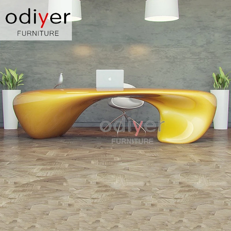 Handwork Long Fiberglass Office Furniture Reception Table Buy Office