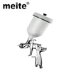 meite MT-W201-181C gravity feed type automotive spray gun with central cup 600cc air spray gun sets art paint airbrush kit