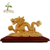 Wholesale Wood Arts And Crafts Carving Household Geomantic Chinese Dragon Decorations Models Sculpture Wooden Dragon