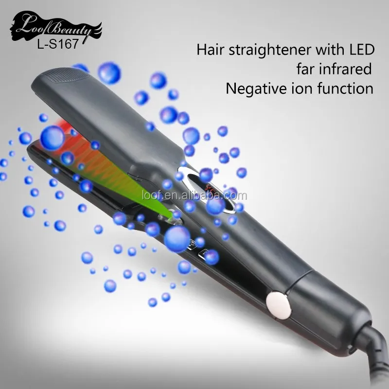 Flat Iron Digital Temperature Control Straightening Irons Ceramic Hair