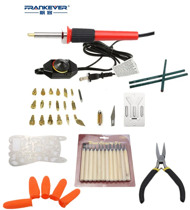 Hot Woodburning Tool With Variable Temperature Control - Buy Full Set ...