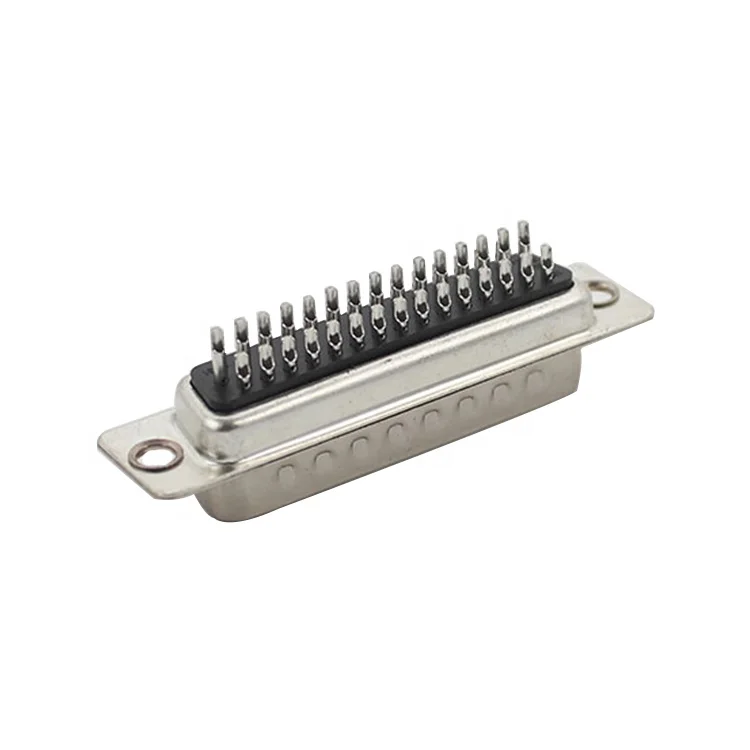 D-SUB DB44 44 Pin Female Right Angle PCB Solder Cable Adapter Connector 3 Rows