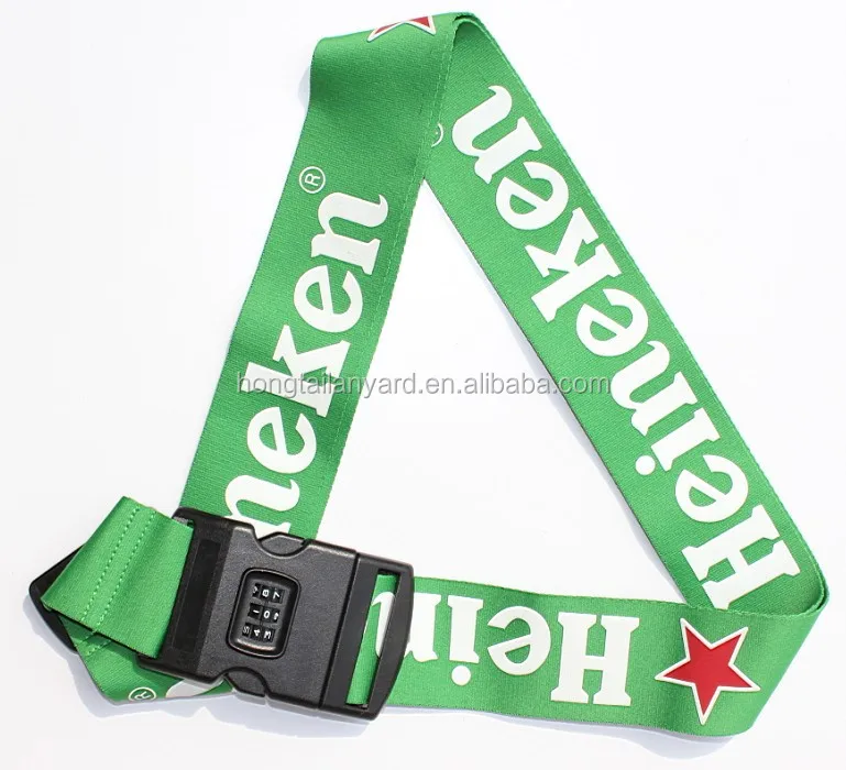 Personalised Lockable Luggage Straps With Custom Logo Buy