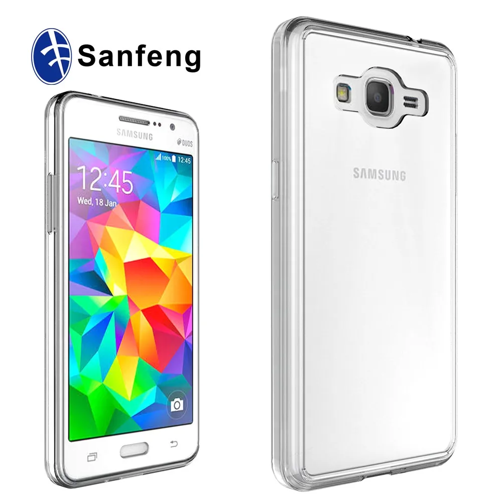 Cas de téléphone pour Samsung J2 Premier G5308 Crystal Clear Acrylique