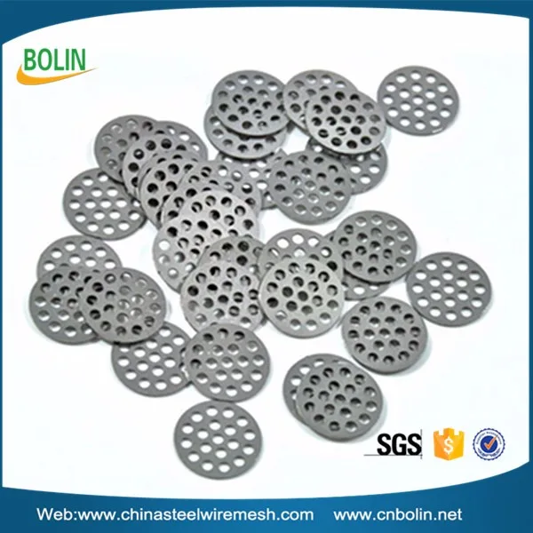Round Stainless Steel/brass/titanium Water Pipe Glass Smoking Screens