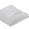 Cheap White Flat Bed Sheets Poly/Cotton 180 Thread Count Twin Size Wholesale