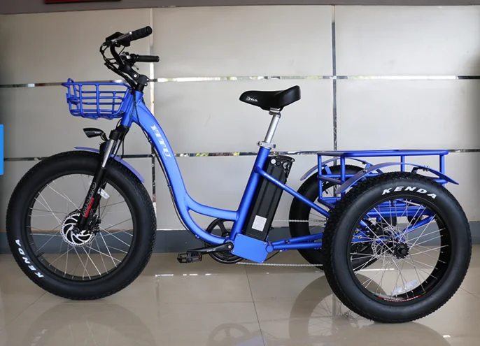 3 wheel battery powered bike