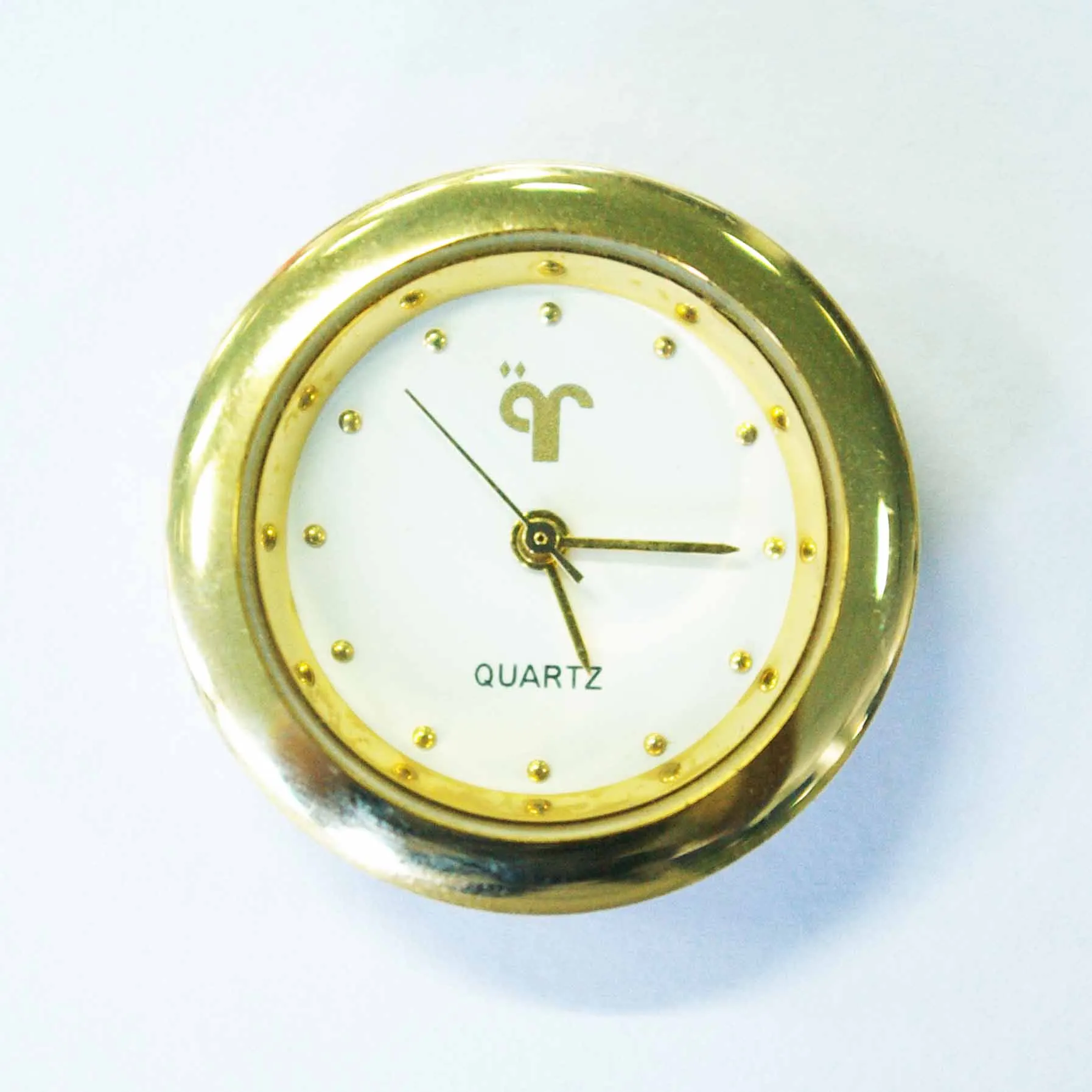 Mint Condition Waterford Crystal Quartz Insert Black Granite Cast Desk