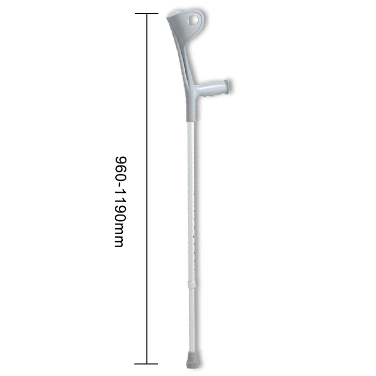 Comfortable Adjustable Elderly Lightweight Aluminum Elbow Foldable Forearm Crutches