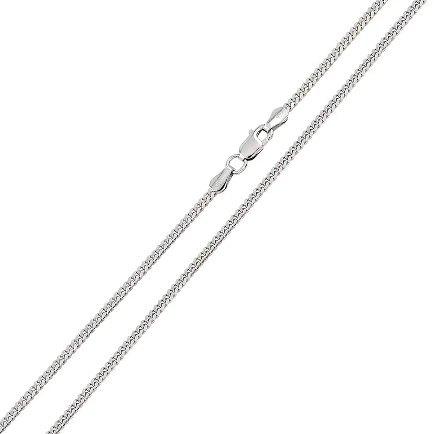 CloseoutWarehouse Rose Gold-Tone Plated Sterling Silver Miami Curb 080 Chain 2.6mm