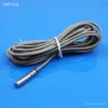 Manufacturing 3-wire Silicon Cable IP68 Waterproof Sensor Head PT100 RTD Temperature Probe