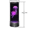 LED Aquarium Night Lamp Lighting Fish Tank Jellyfish Mood Lamp
