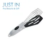 2 in 1 Nylon Metal Kitchen Cooking Egg Beater Food Barbecue Oven Bread Dessert Tong Tool