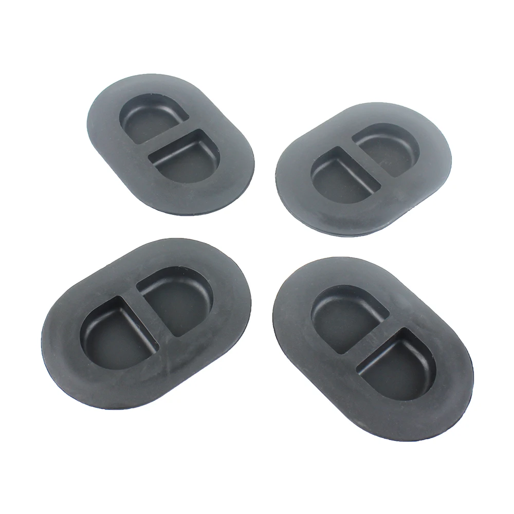 4x Black ABS Car Leaking Hole Cover Plug Fit Jeep Wrangler JL 18+ Accessories