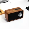 Wooden Case Super Bass Wireless OEM Portable Subwoofer Bluetooth Speaker