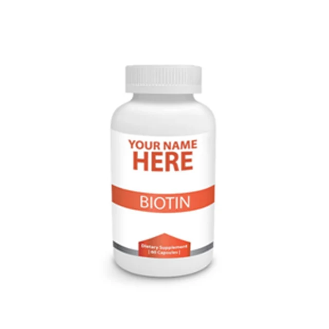 Biotin Herbal Capsules Reduce Hair Thinning Supplement Scalp And
