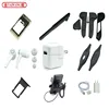 electric plugs insert plastic shelf parts with metal pin