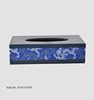 Wholesale OEM fancy leather / plastic / ceramic / acrylic facial paper tissue box