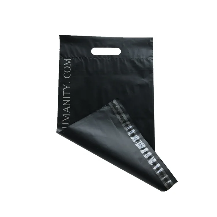 D2w Biodegradable Compostable Plastic Express Courier Custom Black Poly