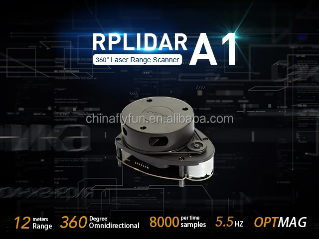 rplidar a1m8 360度2dレーザー走査器キットライダー間隔検出センサー