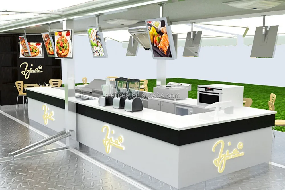 Outdoor 40ft Shipping Container Fast Food Restaurant Design Buy Fast