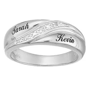 Mens Sterling Silver Diamond Name Wedding Band Ring Mens Sterling Silver Diamond Name Wedding Band Ring Product On Alibaba