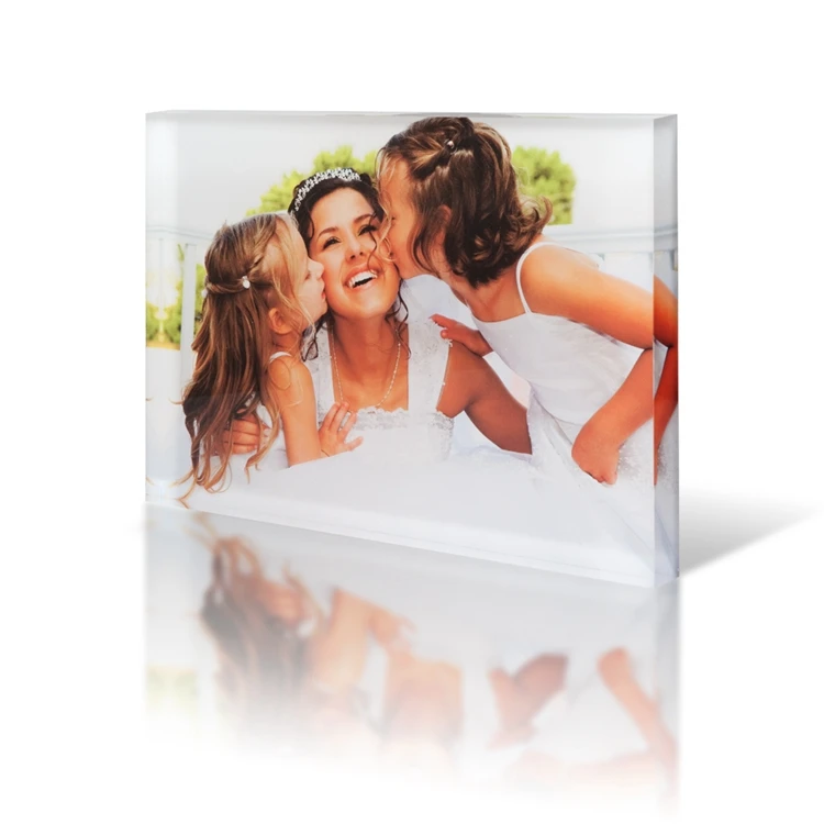 acrylic photo frame block