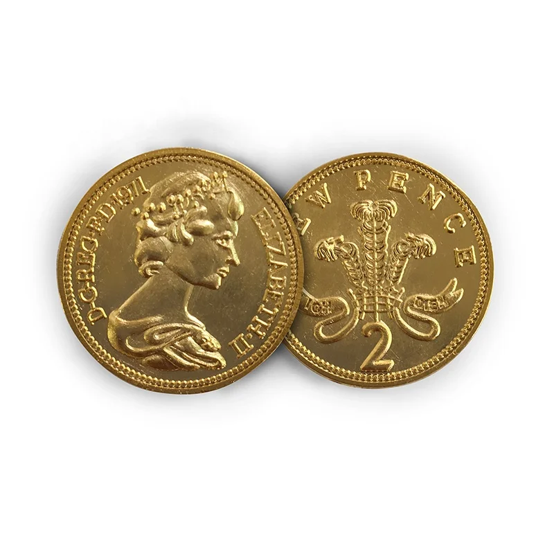 Custom Queen Elizabeth Ii Gold Silver Coin Souvenir 2 Queen Elizabeth Ii Gold Silver Coin