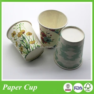 single wall disposable paper cups for party