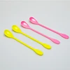 Eco-Friendly silicone plastic ice cream spoon food grade BPA free Seasoning spoon
