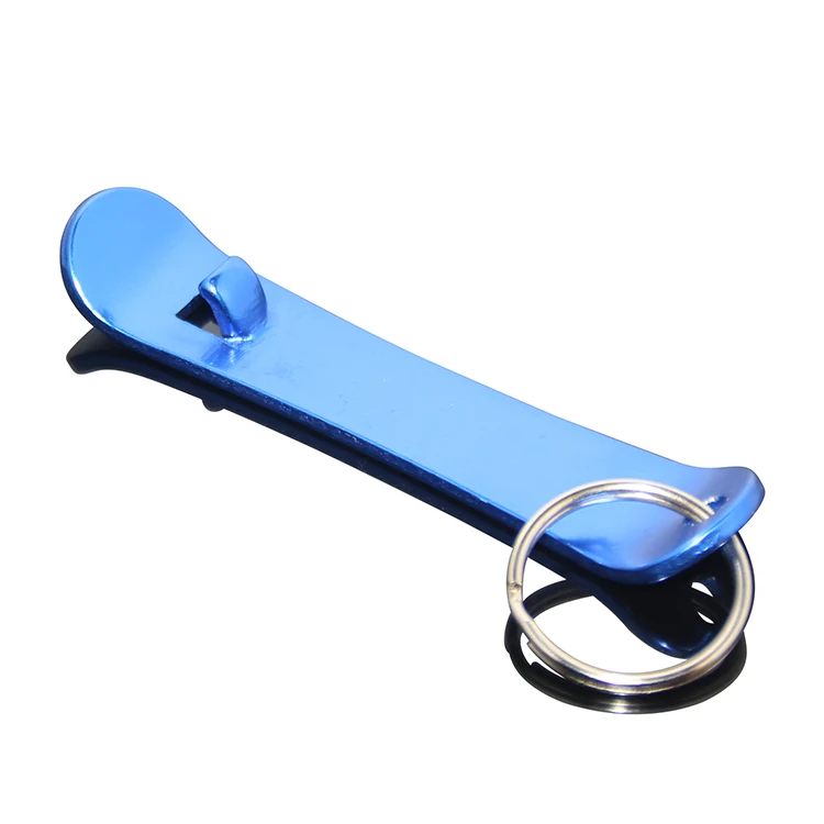 Multicolor Snowboard Bottle Opener With Keyring Blank Aluminum Metal