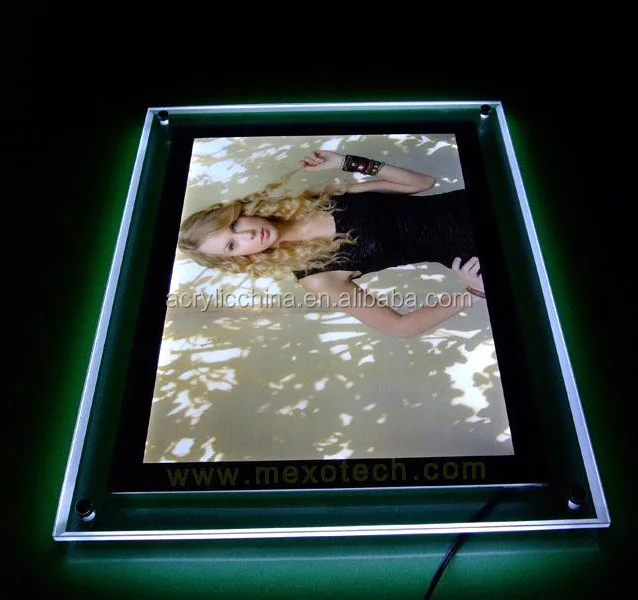 Stylish Acrylic Led Photo Frame,Customized Acrylic Photo Frame With Led