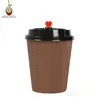 Custom logo one off use tea cup biodegradable paper cup for tea